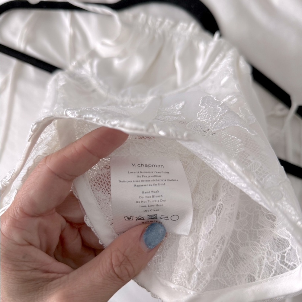 V. Chapman Calla Lily Two Piece Skirt Set White NEW with tags - Picture 6 of 14